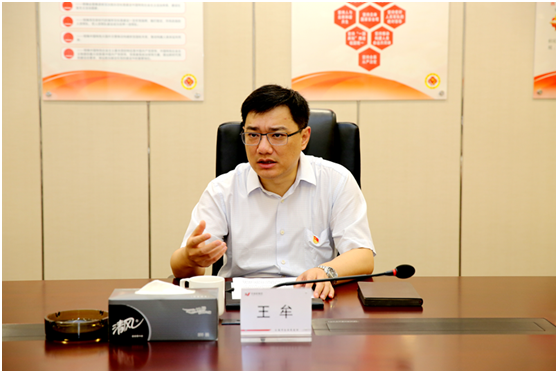 区领导王牟调研苏高新集团解放思想大讨论工作